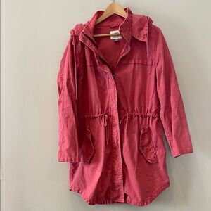 Old Navy Utility Jacket with Hood and drawstring Waist